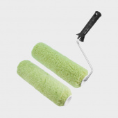 Валик Black Editi полиакрил зеленый 180 мм, d 42 мм, ручка 6мм, ворс 18мм (55шт/уп) (Новосиб)