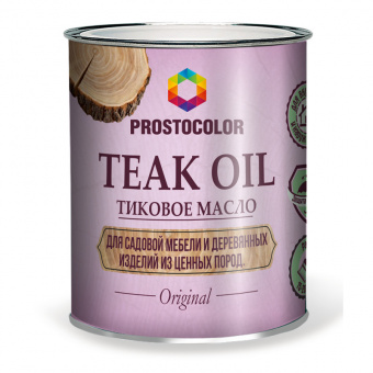 Тиковое масло Тeak Oil PROSTOCOLOR (бесцветный) 0,75 л (101329)