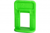 Зажим "Ворота" 2,0 мм 500 шт/пакет, зеленый (16шт/уп) (Новосиб)