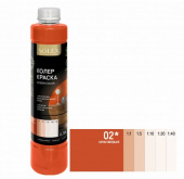 КРАСКА колеровочная SOLEX 02 оранжевый  0,75л бутылка ПЭТ (уп 6)