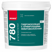НЕОМИД Гидроизоляция  1,3 кг с армирующими фиброволокнами для влажных и мокрых помещений (12)  