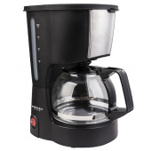 Кофеварка DELTA LUX DL-8161 чёрная, 600Вт, 600мл (6 чашек)