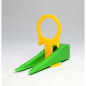 Зажим "Кольцо" 40 шт + Клин 40 шт, 1,4 мм пакет. желтый/зеленый (25 шт/50шт) (Новосиб))
